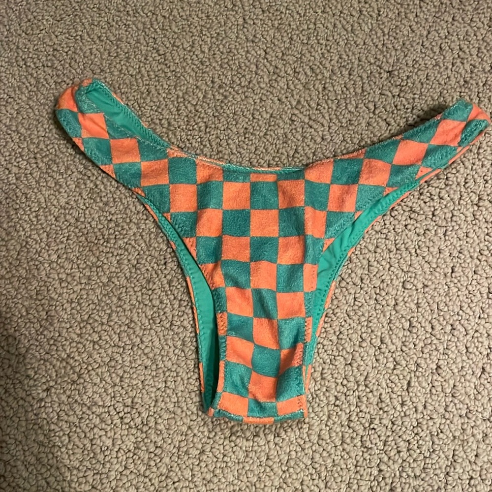 With Jean Bikini Bottoms